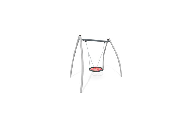 3D rendering af Gynge - Active fuglerede Ø100 cm