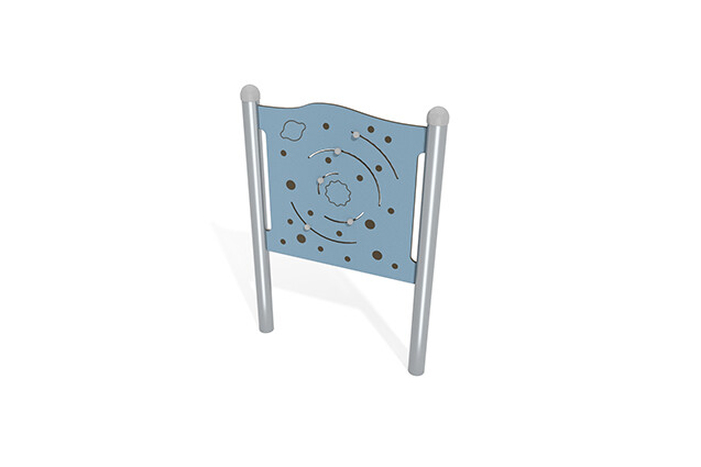 3D rendering af Aktivitetstavle - stjernehimmel blå