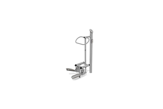 3D rendering af Fitness - Outdoor stepper grå