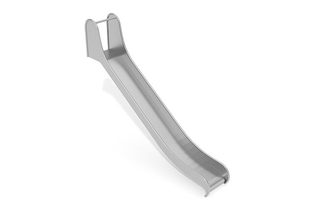 3D rendering af Rutsjebane - bakke h 1,5 m og b 0,52 m