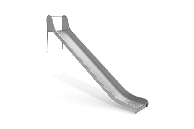 3D rendering af Rutsjebane - bakke h 3 m og b 1 m