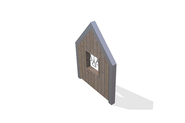 3D rendering af Legehus - Arthur pakke 17