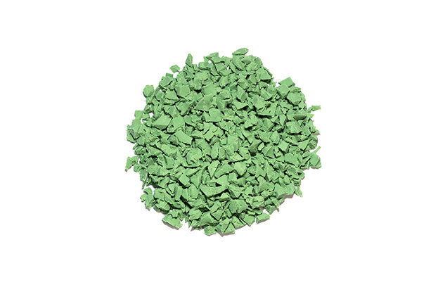 3D rendering af Faldunderlag - TPV gummigranulat 25 kg  RH10