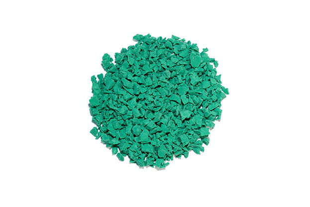 3D rendering af Faldunderlag - TPV gummigranulat 25 kg  RH12