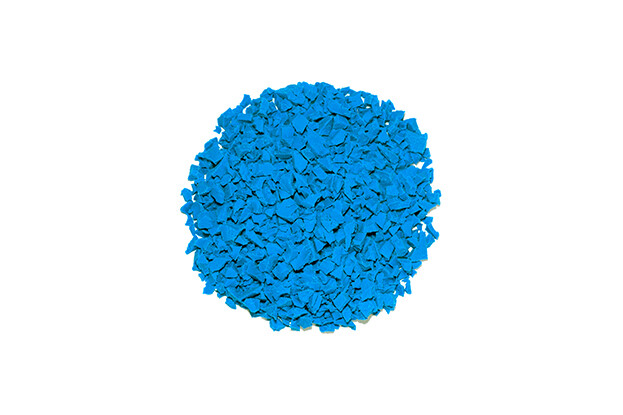 3D rendering af Faldunderlag - TPV gummigranulat 25 kg  RH20