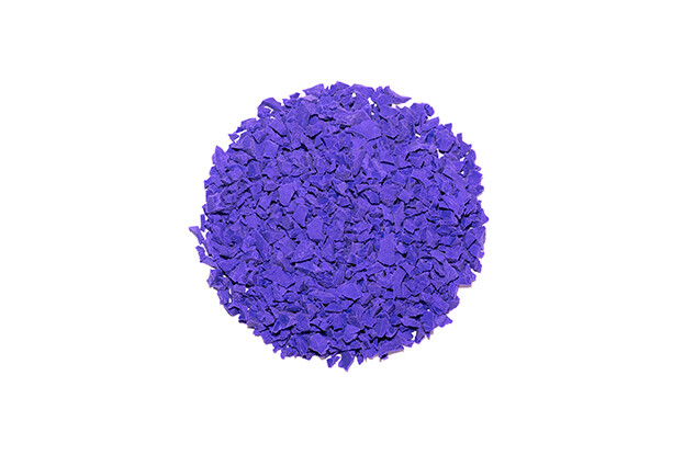 3D rendering af Faldunderlag - TPV gummigranulat 25 kg RH21