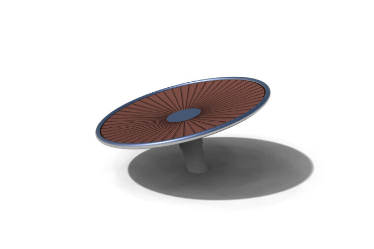 3D rendering af Karrusel - The Dish stål 2