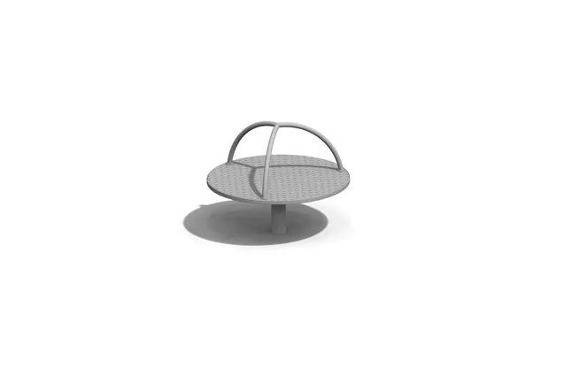 3D rendering af Karrusel - sidde stål