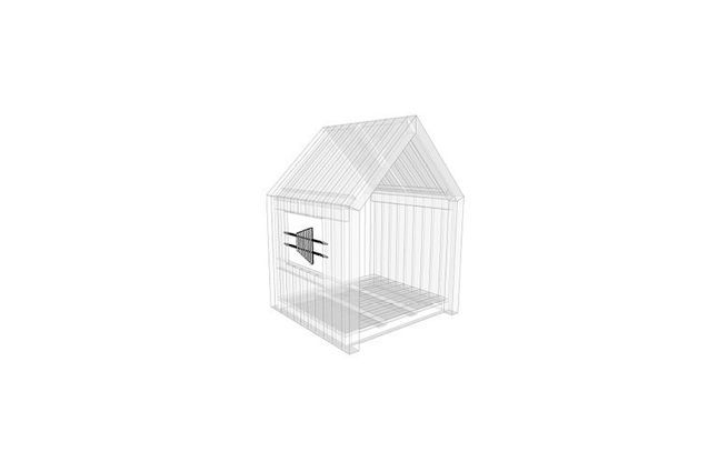 3D rendering af Legetårn - xylofon Theodor