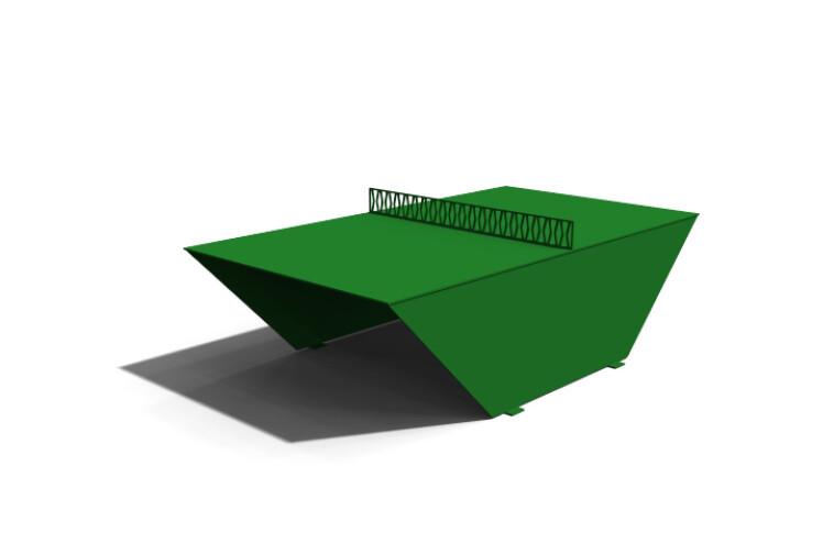 3D rendering af Pingout bordtennisbord - firkantet