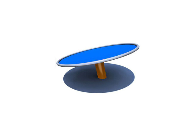 3D rendering af Karrusel - The Dish stål 1