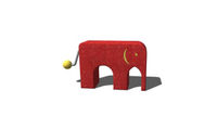 Legeskulptur - elefant m lyd