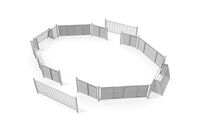 Multibane - Sport Arena 4, 8,97 x 7,54 m grå