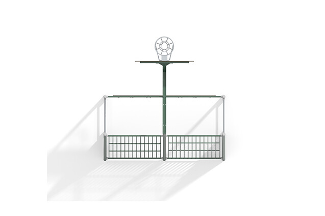 Multimål - Sport Arena mål fodbold og basketball grøn