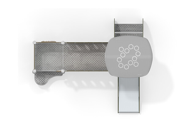 Legetårn - Mini tårn platform rutsjebane