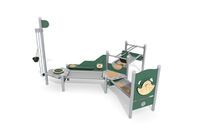 Sandkasse - Mini stort sandlegesystem m. tre kar