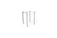 Fitness - Street workout pull-up stativ grå