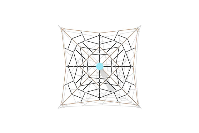 Klatrenet - Robinia Scandic pyramide 2,3 m