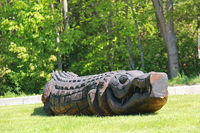 Legeskulptur - krokodille