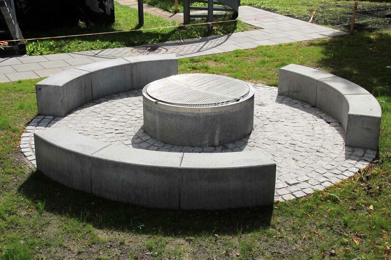 Foto af Bålsted - beton