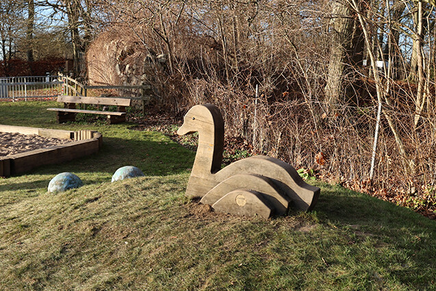 Foto af Legeskulptur - svane
