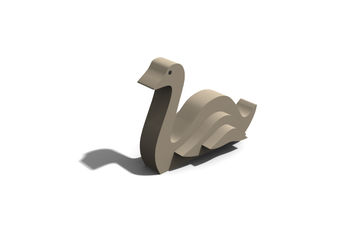 Legeskulptur - svane