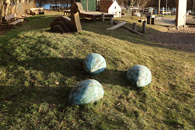 Foto af Legeskulptur – æg stor