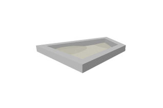 Designkant - beton h 0,2m