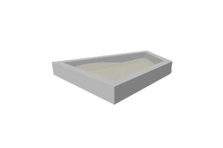 Designkant - beton h 0,3m bred