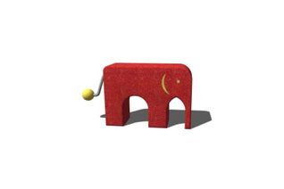 Legeskulptur - elefant m lyd